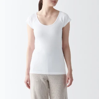 【MUJI 無印良品】女針織法式袖T恤(共3色)