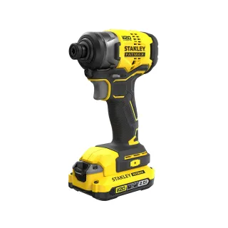 【Stanley】20V 無刷衝擊起子機 雙電2.0Ah(SBI810D2K)