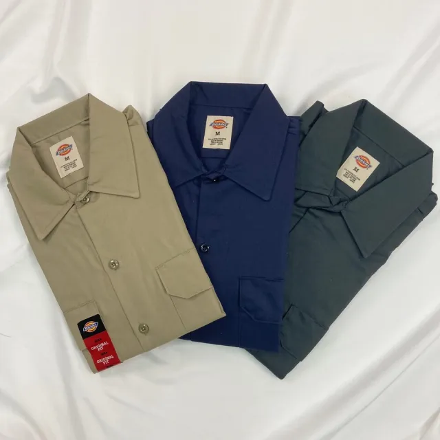 【Dickies】Dickies 574 三色 現貨 長袖 襯衫 男女皆可 鈕扣 工作服 美版偏大(長袖 襯衫7141)