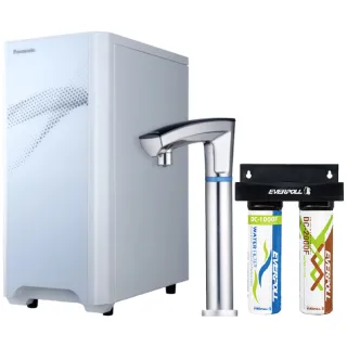 【Panasonic 國際牌】第二代觸控式冷熱飲水機 NC-ANX2+DCP-3000HA(搭配EVERPOLL DCP-3000HA軟水淨水設備)