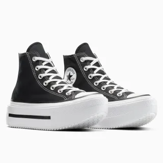 【CONVERSE】CTAS LIFT DOUBLE STACK HI 高筒 休閒鞋 厚底鞋 男鞋 女鞋 黑色(A12975C)