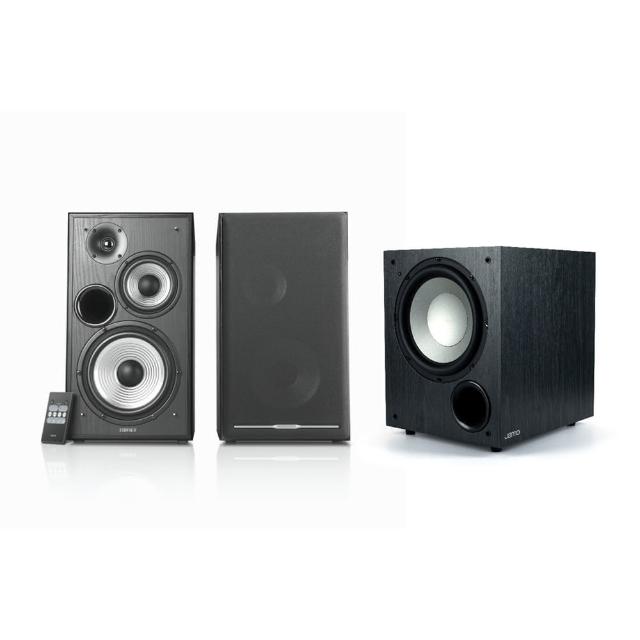 【EDIFIER】R2750DB+Jamo C910(2.0三音路主動喇叭+10吋重低音喇叭)