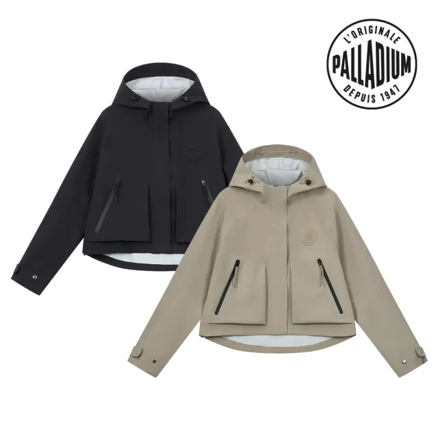 【Palladium】短版防風梭織外套-女裝-兩色任選