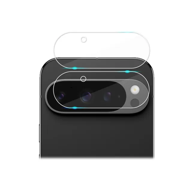 【RedMoon】Google Pixel 9 Pro XL/Pixel 9a/Pixel 9 Pro/Pixel 9 5G 9H厚版玻璃鏡頭保護貼 2入