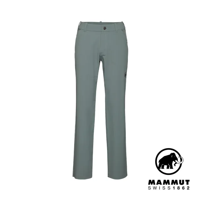 【Mammut 長毛象官方直營】Hiking V Pants Men 防曬彈性健行長褲 地層灰藍 男款 #1022-02520