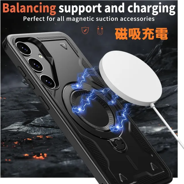 【ACE_CASE】Samsung Galaxy A26天環360度旋轉指環支架手機殼保護殼保護套