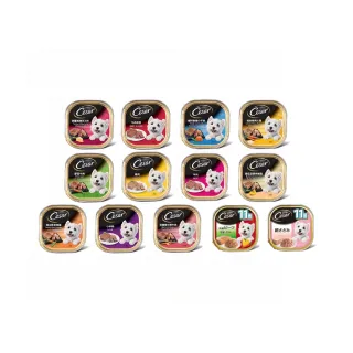 【Cesar 西莎】經典風味餐盒 100g*24入(狗罐/犬餐盒/熟齡犬/全齡適用)