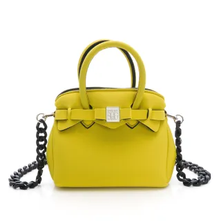 【SAVE MY BAG】MISS MIGNON 拉鏈斜背包 附鏈帶 T118N(POLLEN 黃色 L75)