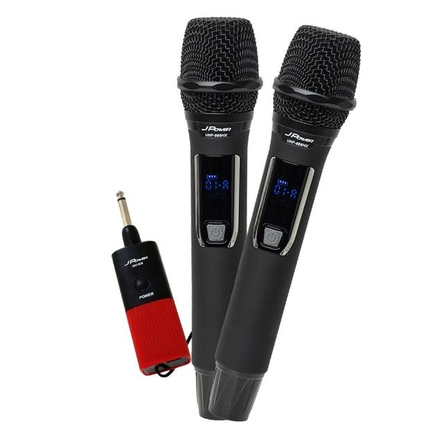 【J-POWER 杰強】震天雷 行動式無線麥克風組(UHF-999雙機型)
