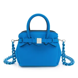【SAVE MY BAG】MISS MIGNON 拉鏈斜背包 附鏈帶 T118N(MOOREA L95 寶藍色)