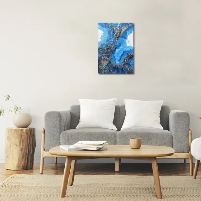 【御畫房】當代國家級展覽畫家 抽象系列手繪油畫70×100cm(DB-104)