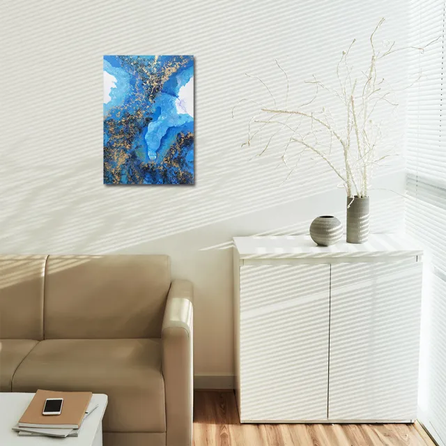 【御畫房】當代國家級展覽畫家 抽象系列手繪油畫70×100cm(DB-104)