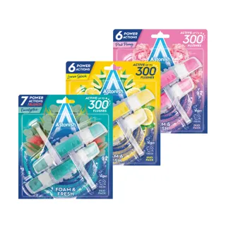 【Astonish 英國潔】懸掛式除臭馬桶錠3盒(選項組)