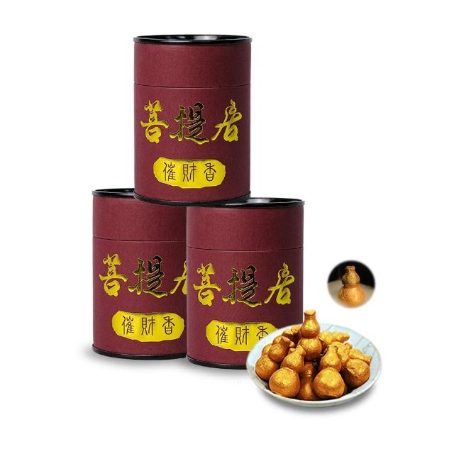 【菩提居】福祿催財香3入精選組(獨家催財香 把財加速帶回家 特殊倒流香)-淨身-中元普渡-保平安