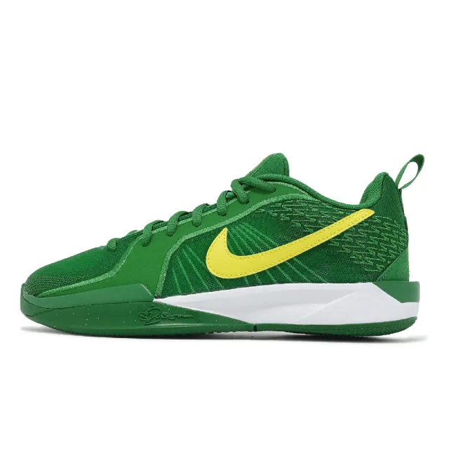 【NIKE 耐吉】籃球鞋 Sabrina 2 GS Oregon 大童 女鞋 綠 黃 奧勒岡 莎賓娜(HQ4515-300)