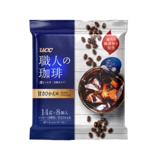 即期品【UCC】職人系列珈琲濃縮球微糖14g*8入/包