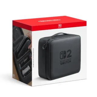 【Nintendo 任天堂】NS2 Switch 2 全套收納包 灰黑(台灣公司貨)
