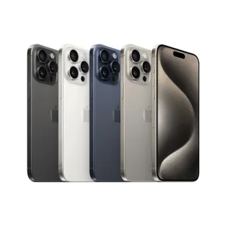 【Apple】A+級福利品 iPhone 15 Pro Max 256G 6.7吋(贈送手機保護套+鋼化保護貼+原廠充電器)