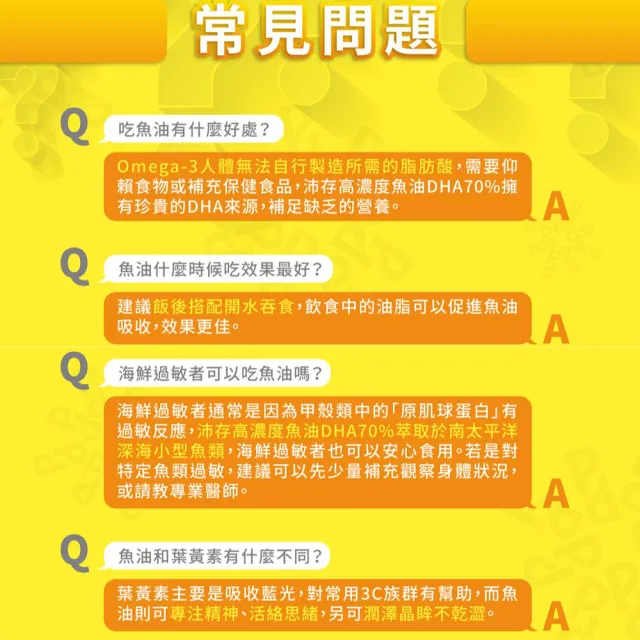 【中化健康生技】沛存高濃度魚油DHA70% 60錠×5盒(西班牙Solutex專利魚油/rTG型態吸收快/小膠囊獨立包裝)