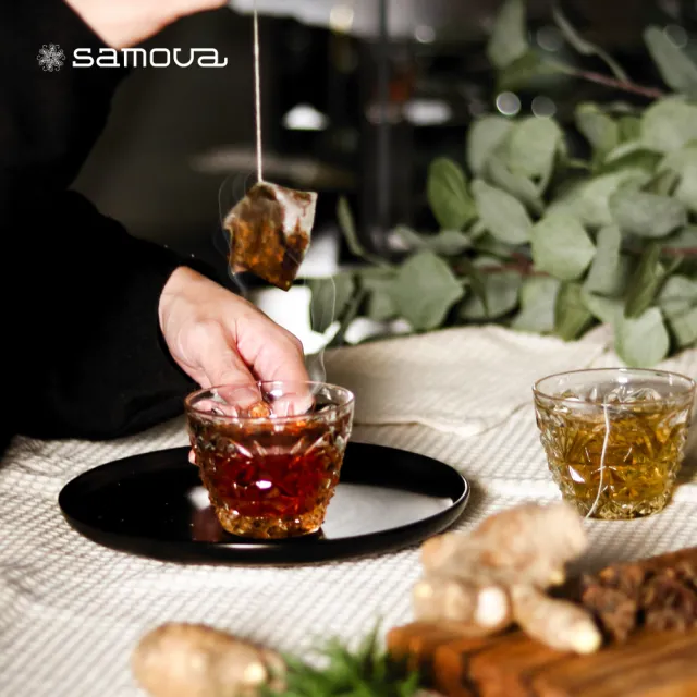 【samova 歐洲時尚茶飲】Space 三角立體茶包/三盒30包入(洋甘菊茶/草本茶/水果茶/綠茶/綠國寶茶 口味任選)