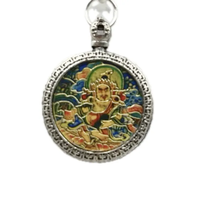 【藏古祥館】黃財神唐卡B0035(黃財神 唐卡 平安 吉祥 招財)