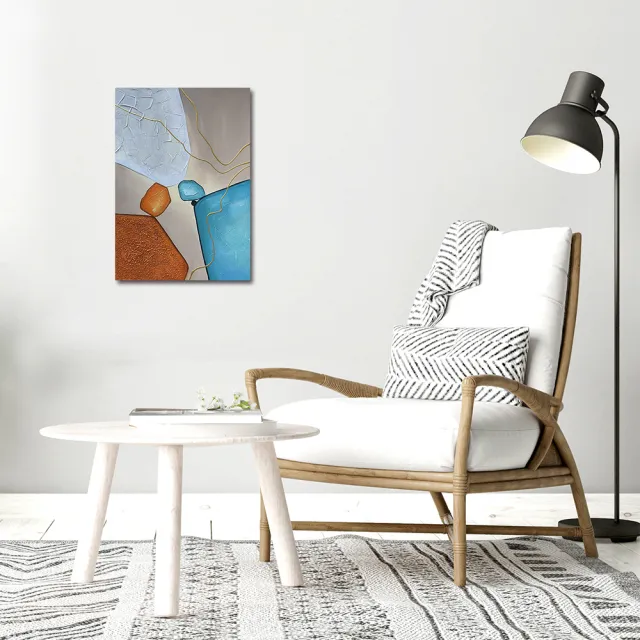 【御畫房】當代國家級展覽畫家 抽象系列手繪油畫70×100cm(DB-122)