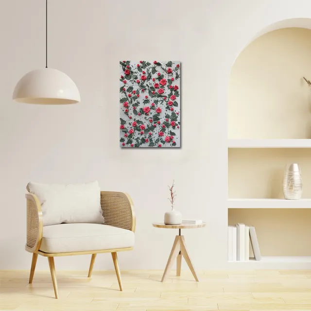 【御畫房】當代國家級展覽畫家 抽象系列手繪油畫70×100cm(DB-112)
