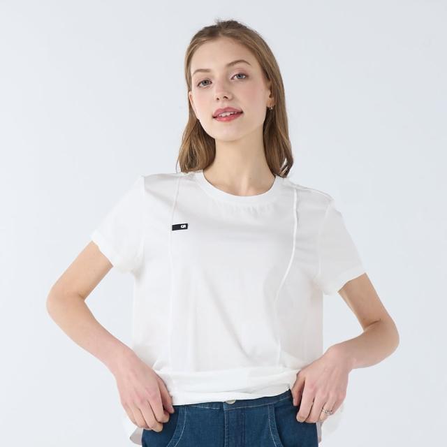 【Qiruo 奇若名品】春夏專櫃白色上衣3226A 素棉T☆