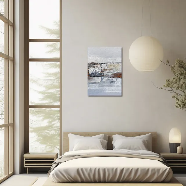 【御畫房】當代國家級展覽畫家 抽象系列手繪油畫70×100cm(DB-130)