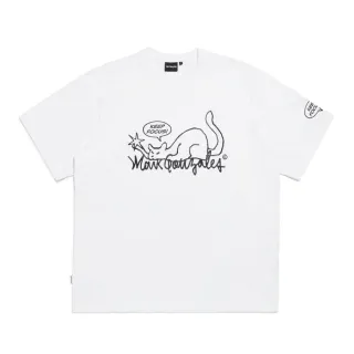 【Mark Gonzales官方旗艦】男女同款 MG NECO 貓咪T恤-白色