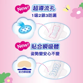 【Sofy 蘇菲】彈力貼身超薄體貼日用潔翼衛生棉23cm(12片x8包/組 共96片)