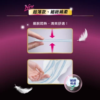 【Sofy 蘇菲】超熟睡超薄細緻棉柔35cm(8片x6包/組)