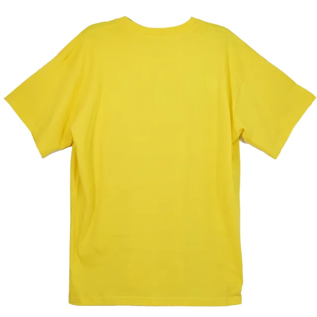 【MOSCHINO】簡約品牌英文LOGO字樣夏日風格棉質短T恤(黃)