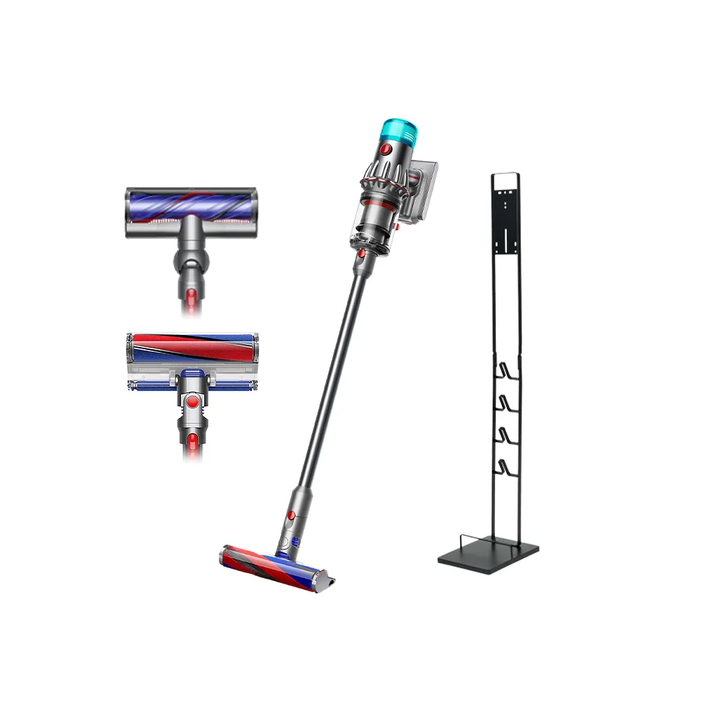 dyson 戴森】V12 Fluffy Origin SV44 輕量無線吸塵器(銀灰色) 