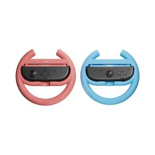 【良值】NS2 Joy-Con 2 控制器專用方向盤 半圓款紅藍(L1079)