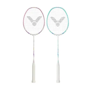 【VICTOR 勝利體育】羽球拍 羽毛球拍(突擊 TK-280 EX  T/R 木槿紫/氣泡綠)