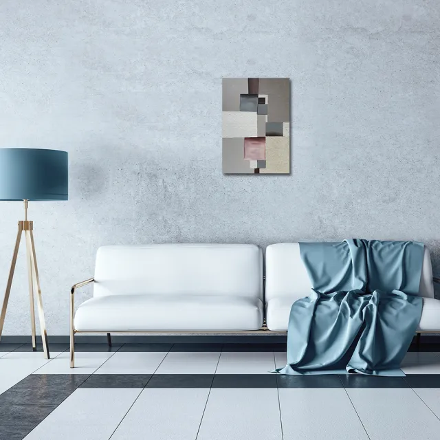 【御畫房】當代國家級展覽畫家 抽象系列手繪油畫70×100cm(DB-144)