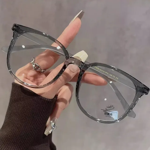 【MoonDy】眼鏡 大框眼鏡 黑框眼鏡 修飾臉型 素顏眼鏡 小臉神器 超輕鏡框 韓系眼鏡 無度數