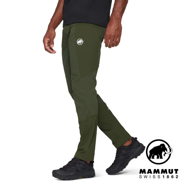 【Mammut 長毛象官方直營】Ducan Pants Men 輕量耐用健行長褲 深沼澤綠 男款 #1022-02490