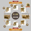 【IHouse】團圓 1桌2椅 移動功能小茶几/餐桌/蝴蝶桌