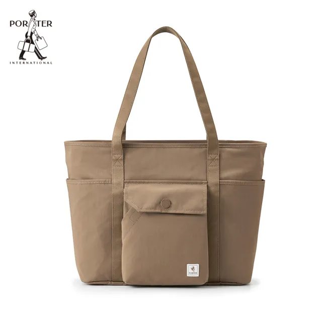 【PORTER INTERNATIONAL】精粹休閒LAPSE托特包(駝棕)