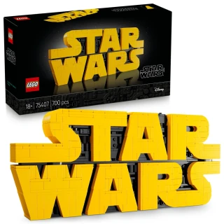 【LEGO 樂高】星際大戰 75407 積木版星際大戰 標誌(星戰 居家擺設 積木 玩具模型)