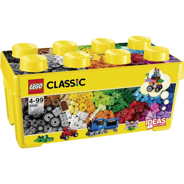 【LEGO 樂高】10696 Classic 經典基本顆粒系列 - 創意拼砌盒(小顆粒)