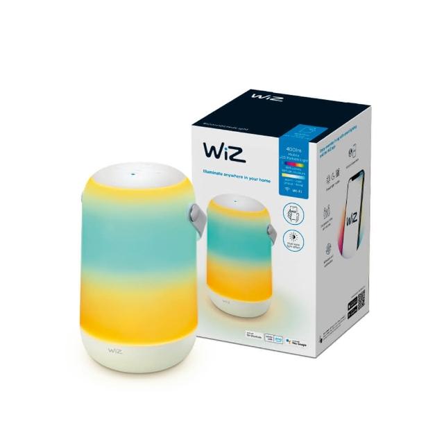 【Philips 飛利浦】WiZ 智慧照明 LED全彩便攜桌燈(PW017)