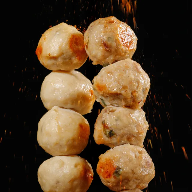 【華得水產】東港黑鮪魚丸8包組(300g/包)