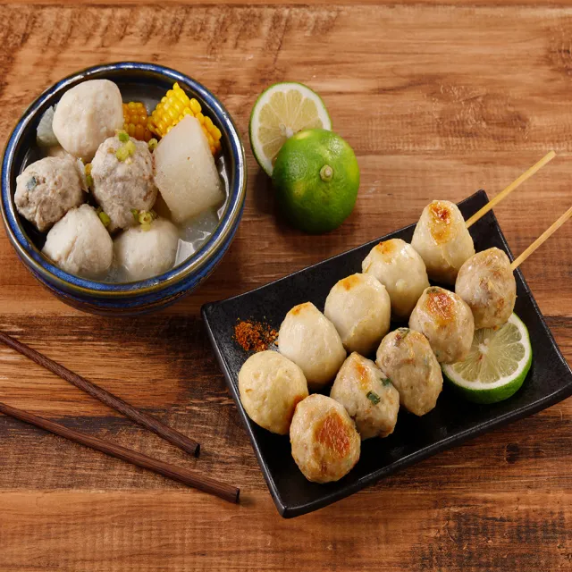 【華得水產】東港黑鮪魚丸8包組(300g/包)