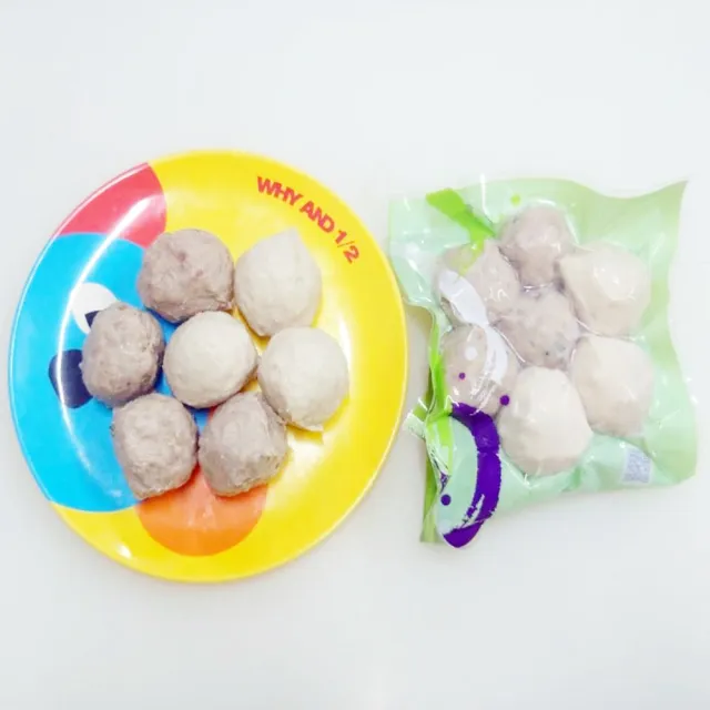 【華得水產】東港黑鮪魚丸8包組(300g/包)