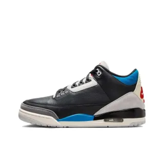 【NIKE 耐吉】Air Jordan 3 Retro Rare Air 黑藍 稀有Air 麂皮 休閒 男鞋 IB8967-004