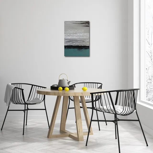 【御畫房】當代國家級展覽畫家 抽象系列手繪油畫70×100cm(DB-176)
