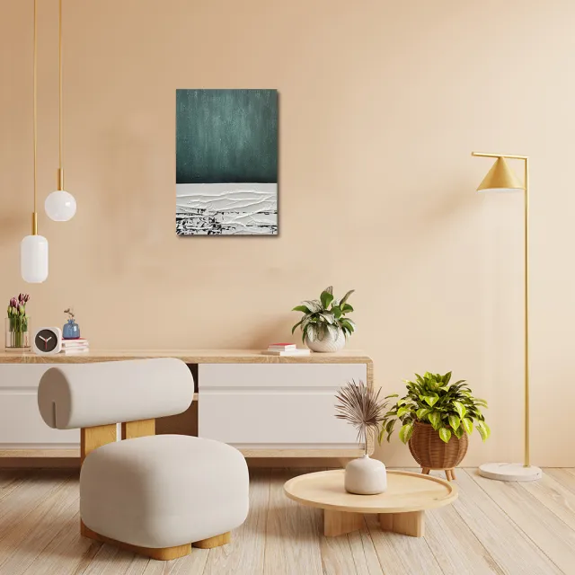 【御畫房】當代國家級展覽畫家 抽象系列手繪油畫70×100cm(DB-177)